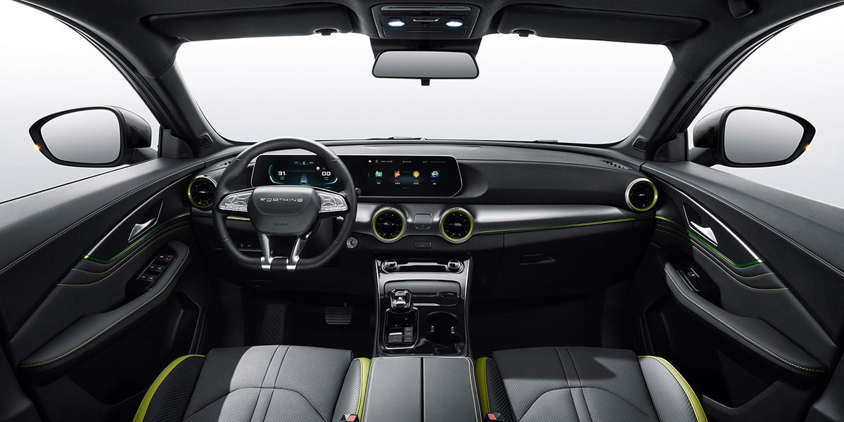 Friday EV dashboard and screens